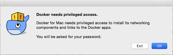 docker for mac password