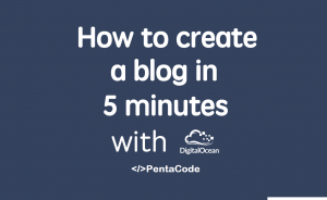 create blog with digital ocean