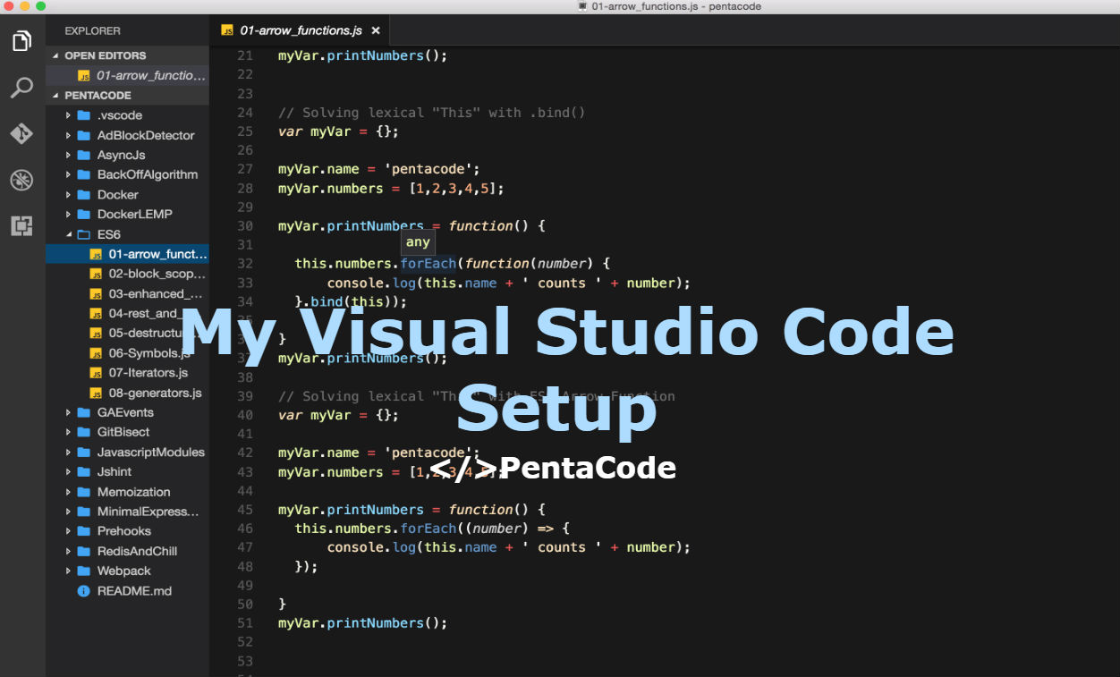 visual studio code theme setup