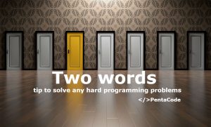 two words programming tips