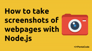 How to take screenshots of webpages with Node.js